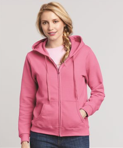 Heavy Blend Full-Zip Hooded Sweatshirt 18600 Adult/Ladies/Youth
